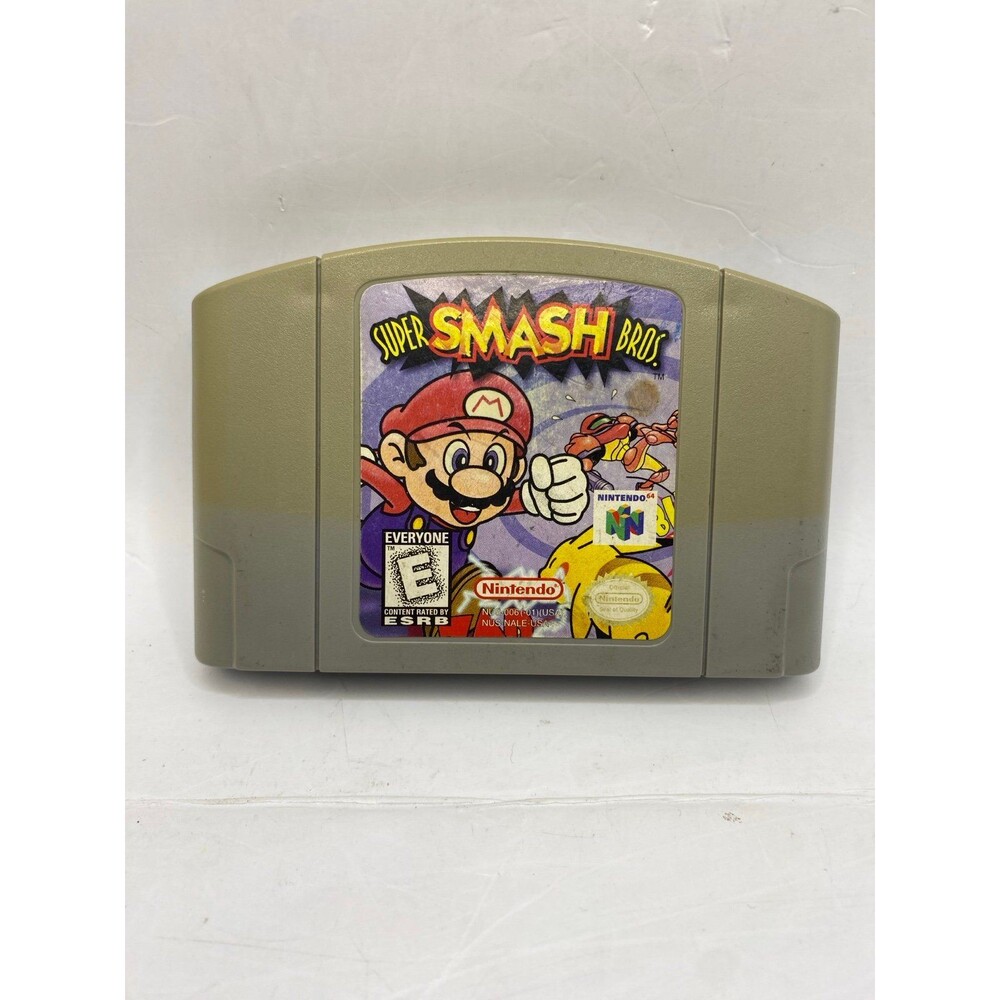 Super Smash Bros Nintendo 64 N64 Authentic Cleaned Tested Cartridge Only SSB